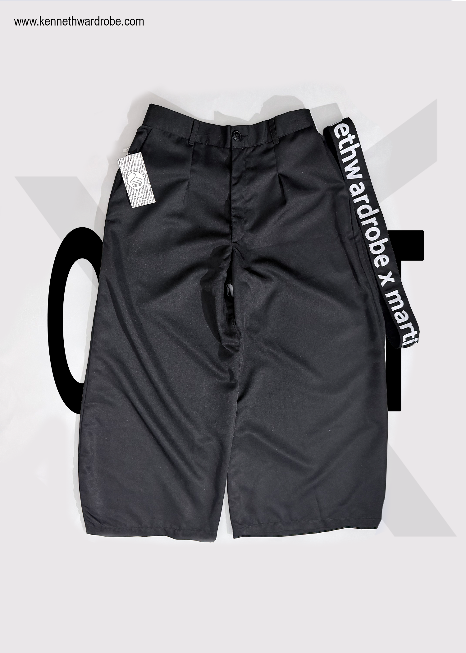 Offset Baggy Style Pants