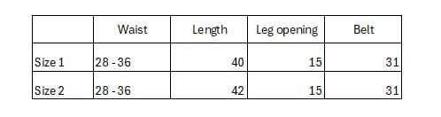 Offset Baggy Style Pants